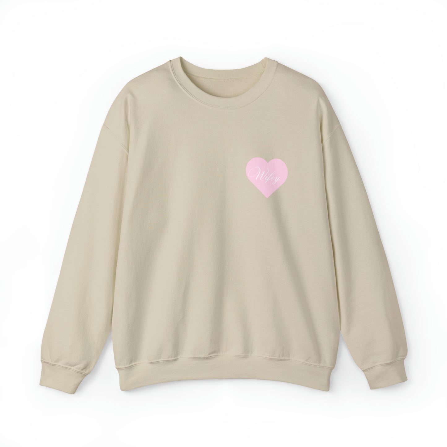 Wifey Heart Unisex Heavy Blend™ Crewneck Sweatshirt