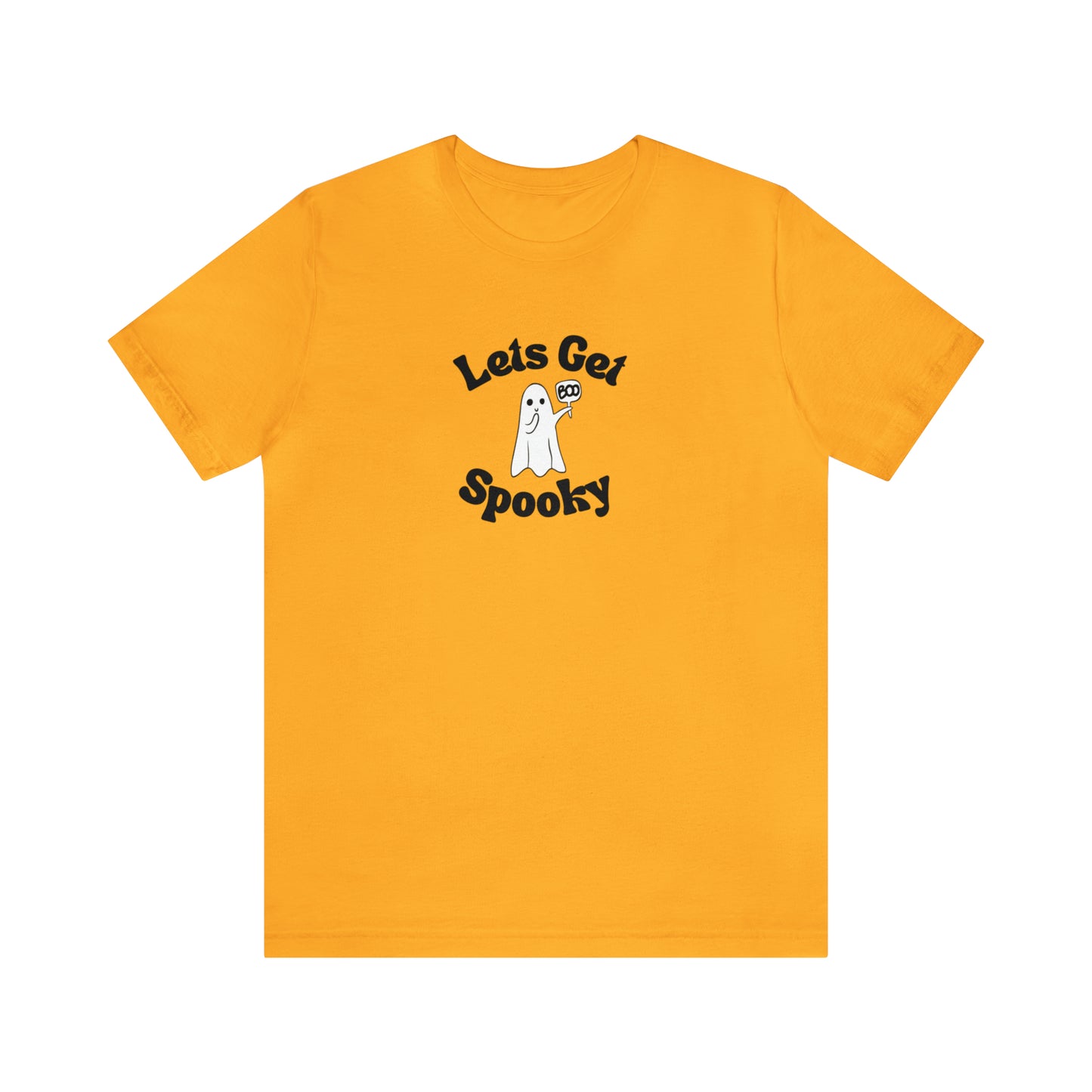 Let’s Get Spooky Ghost Unisex Jersey Short Sleeve Tee