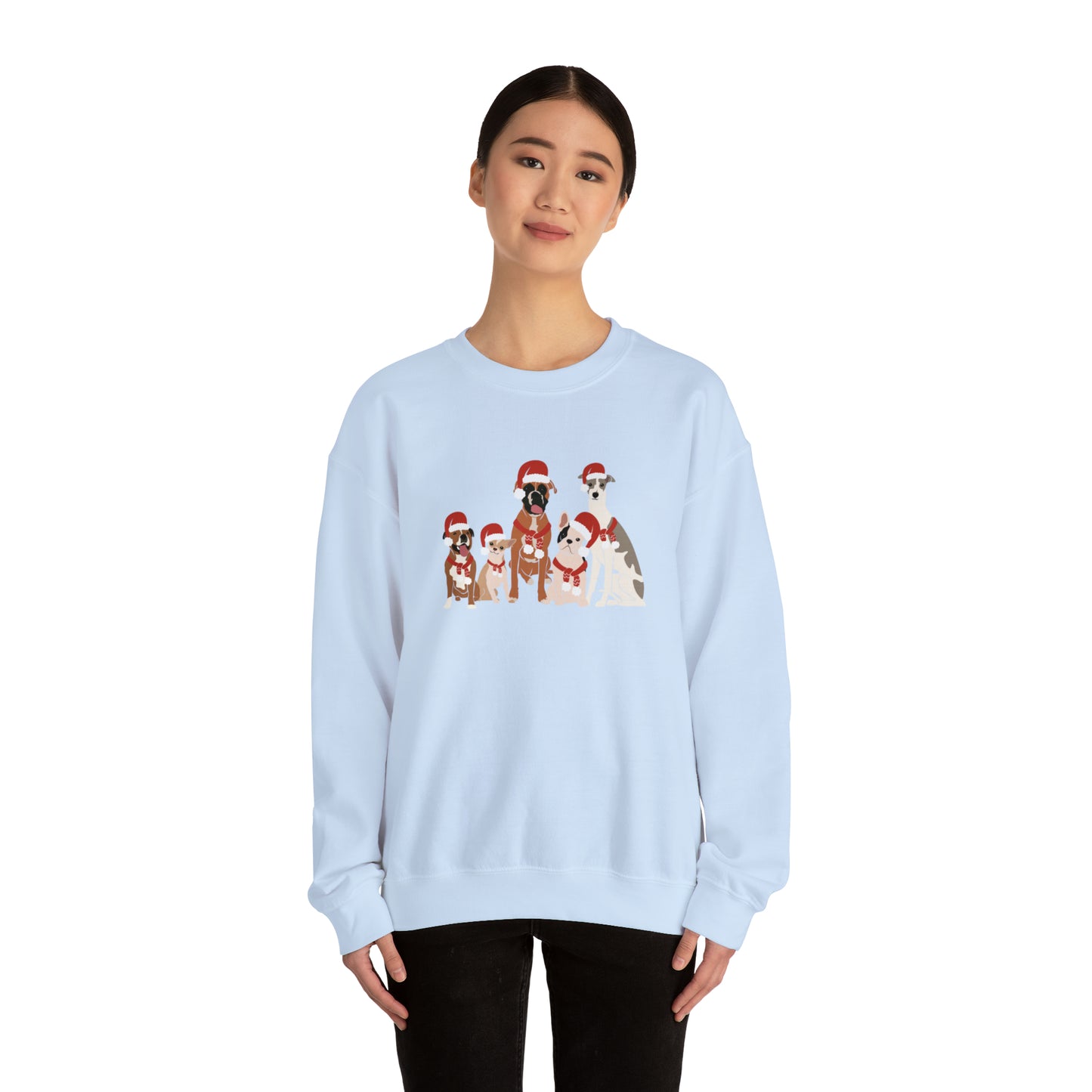 Santa Doggies Unisex Crewneck Sweatshirt