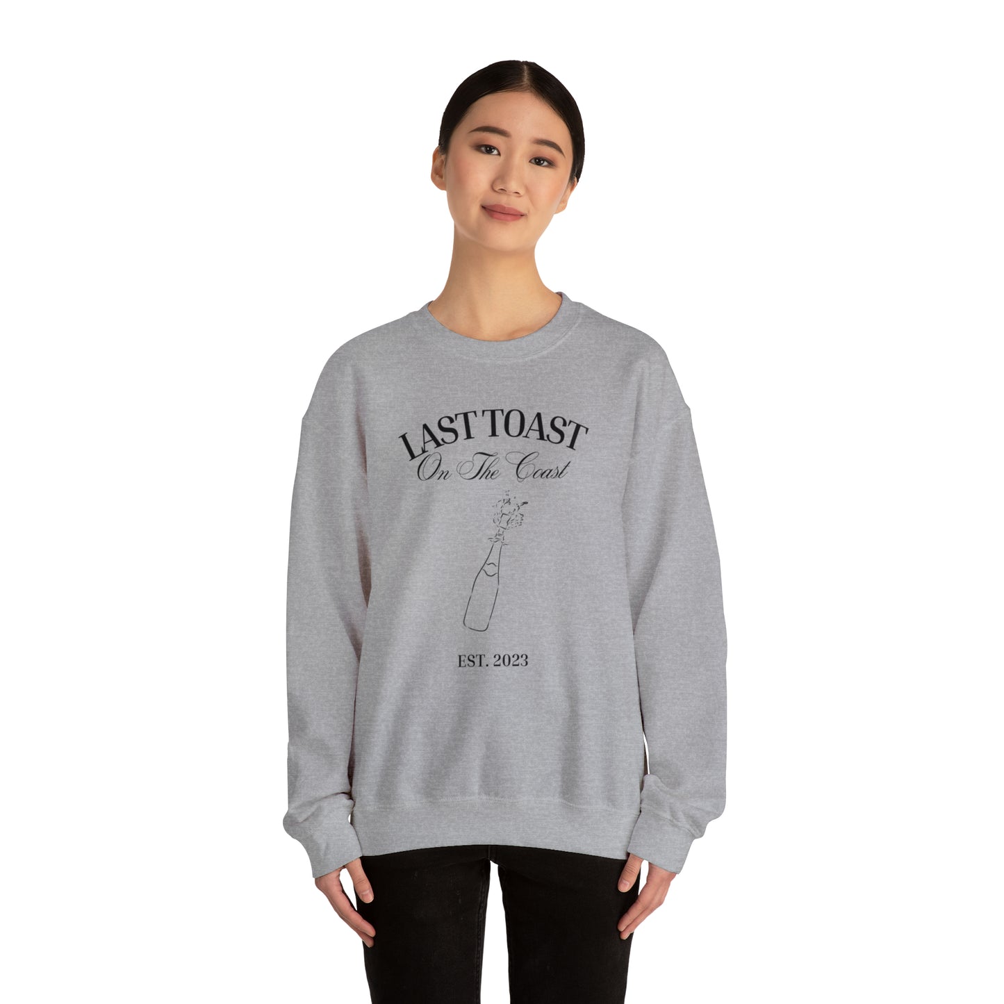 Last Toast On The Coast Unisex Heavy Blend Crewneck Sweatshirt