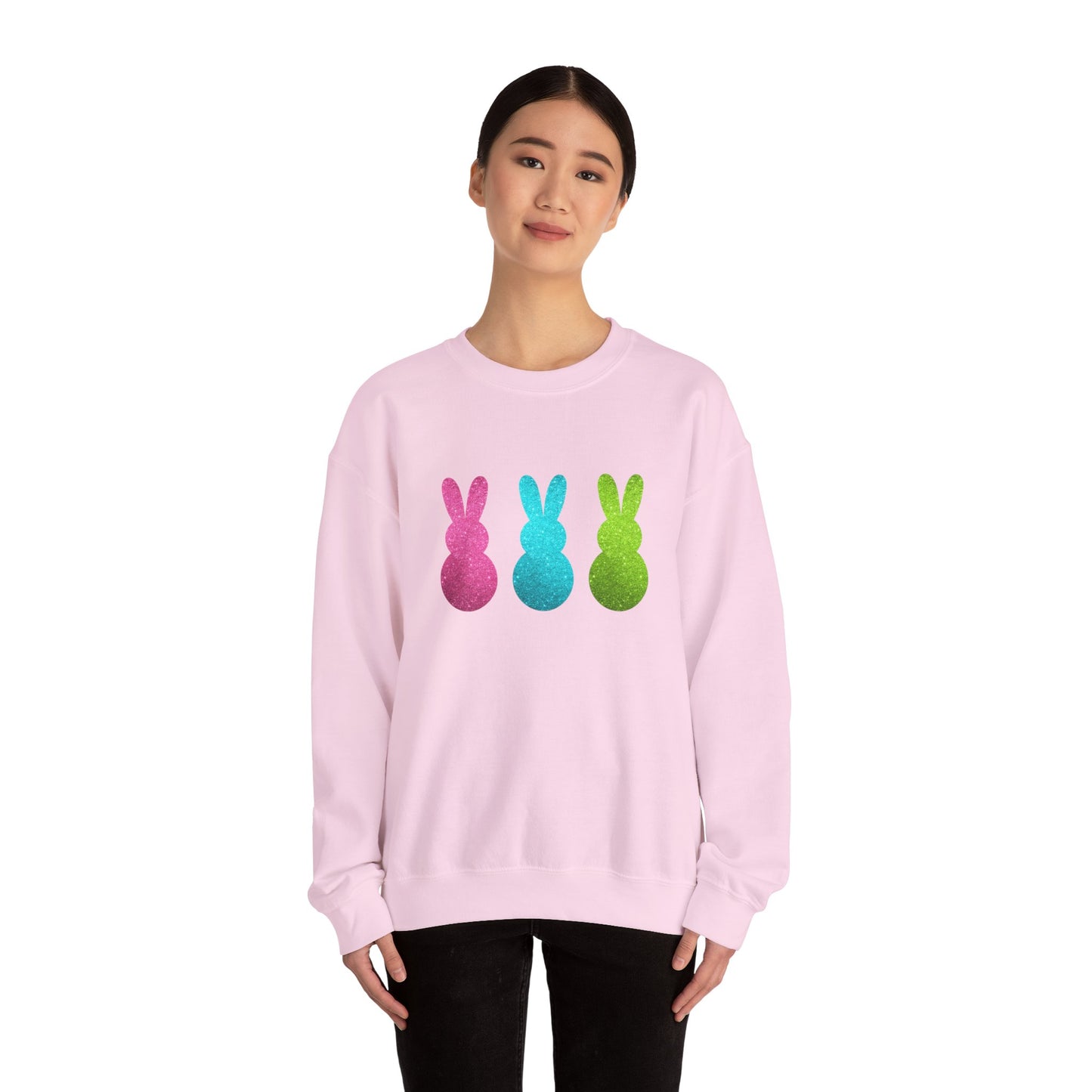 Sparkle Bunnies Unisex Crewneck Sweatshirt
