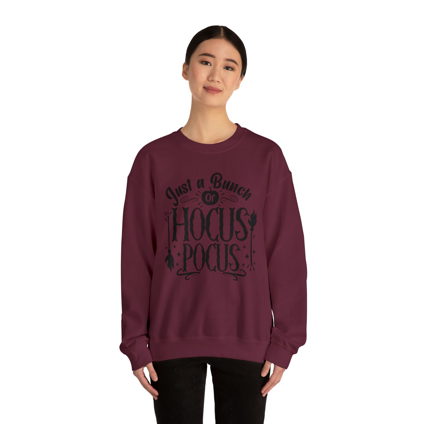 Just A Bunch Of Hocus Pocus Unisex Heavy Blend Crewneck Sweatshirt