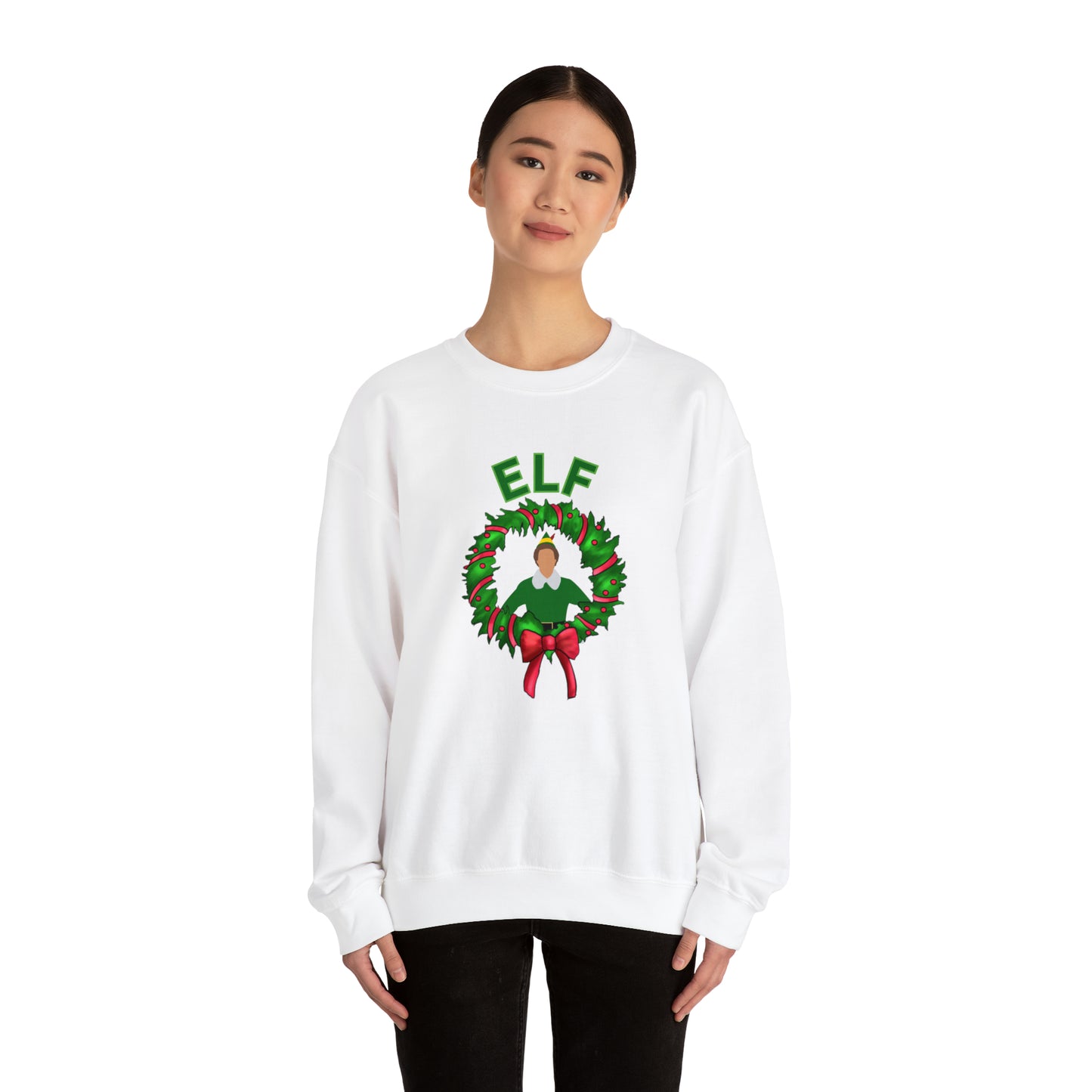 Buddy Elf Christmas Unisex Heavy Blend Crewneck Sweatshirt