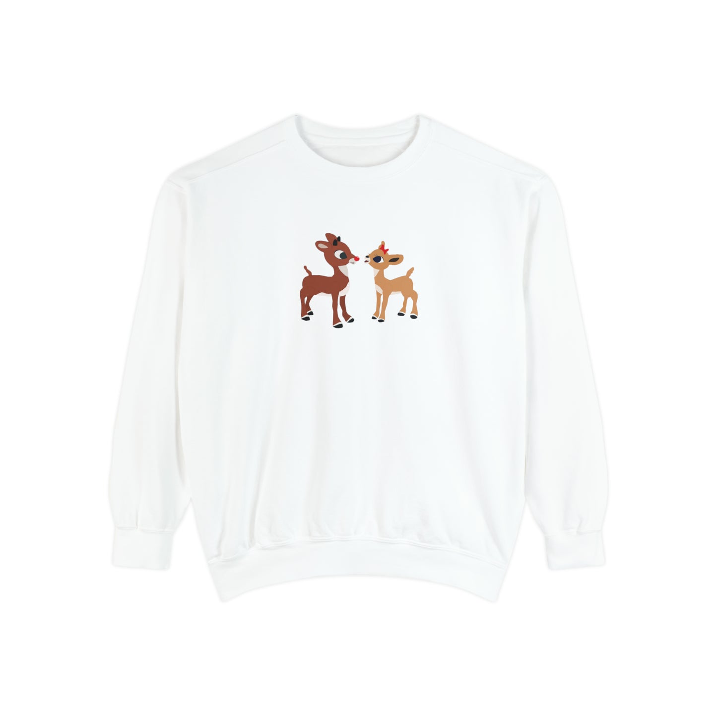 RudolphThe Red Nose Reindeer Unisex Garment-Dyed Sweatshirt