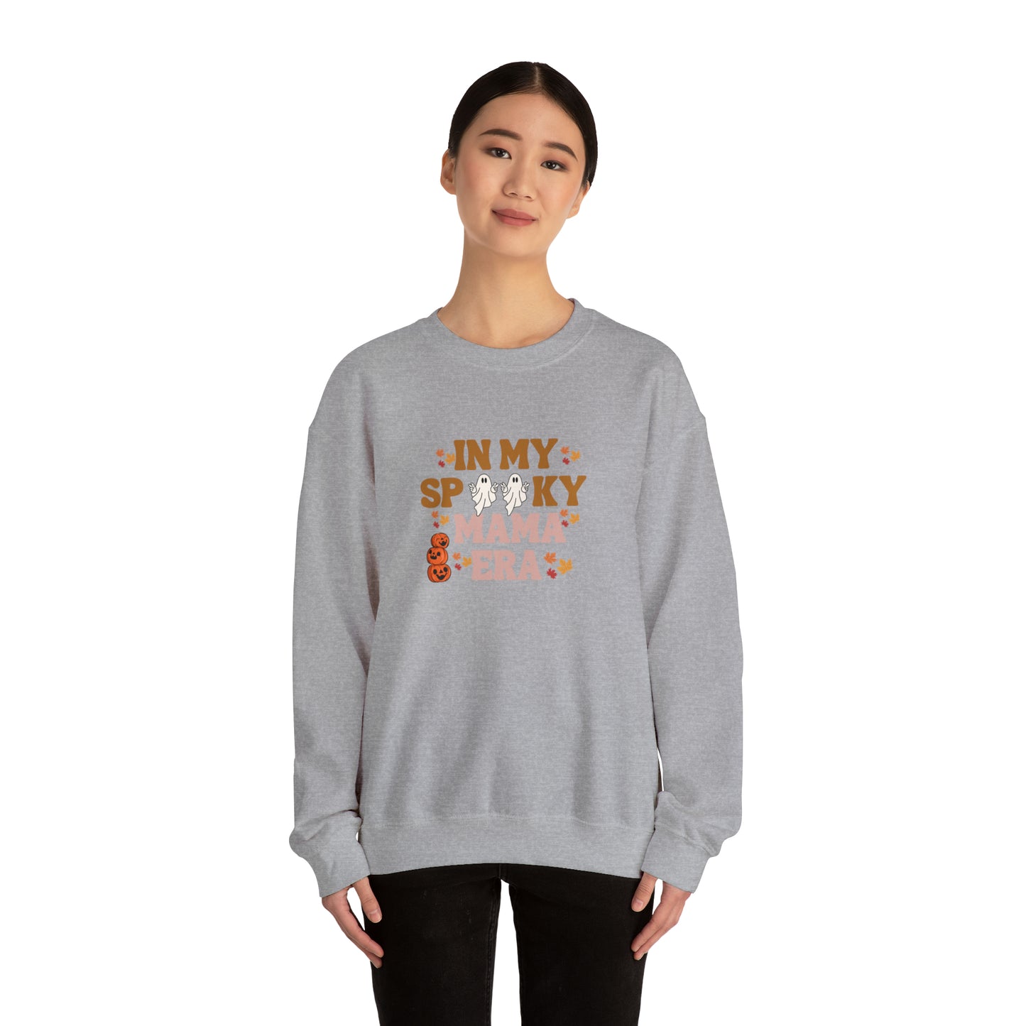 In My Spooky Mama Era Unisex Heavy Blend Crewneck Sweatshirt