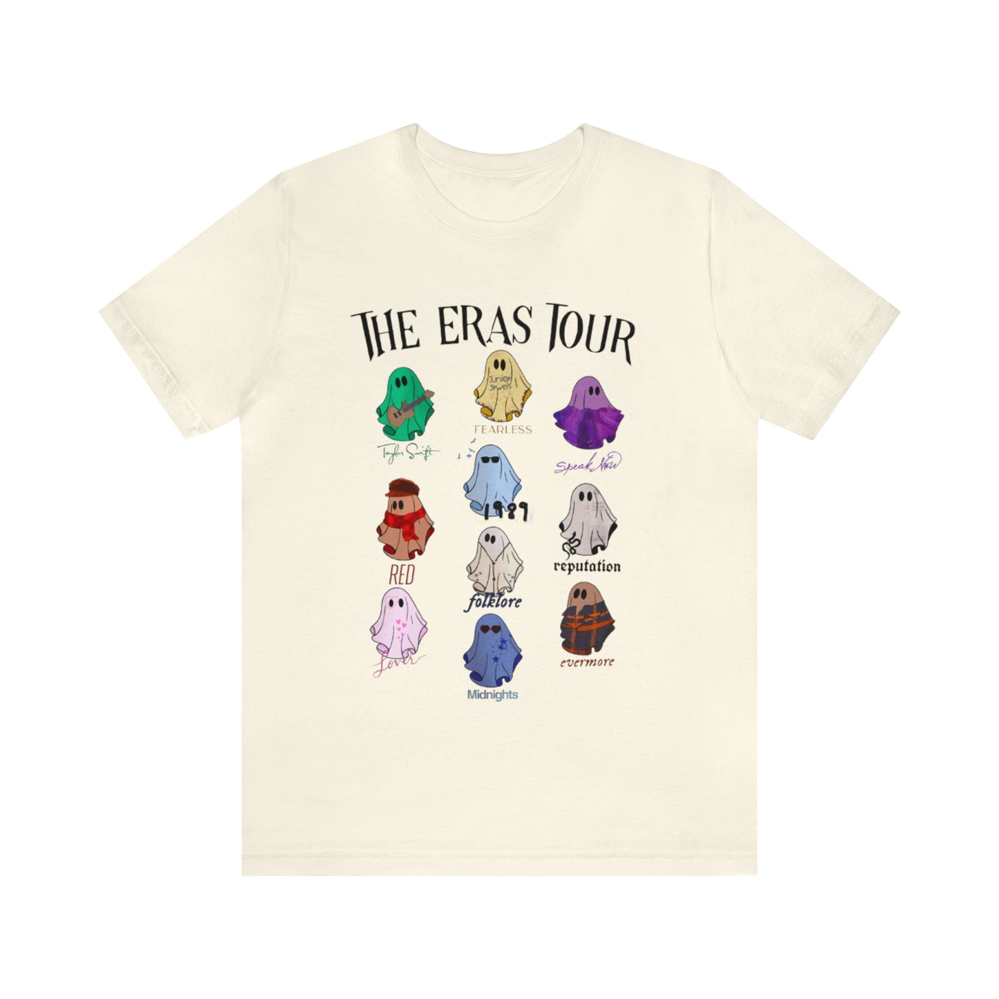 The Eras Tour Ghost Unisex Jersey Short Sleeve Tee
