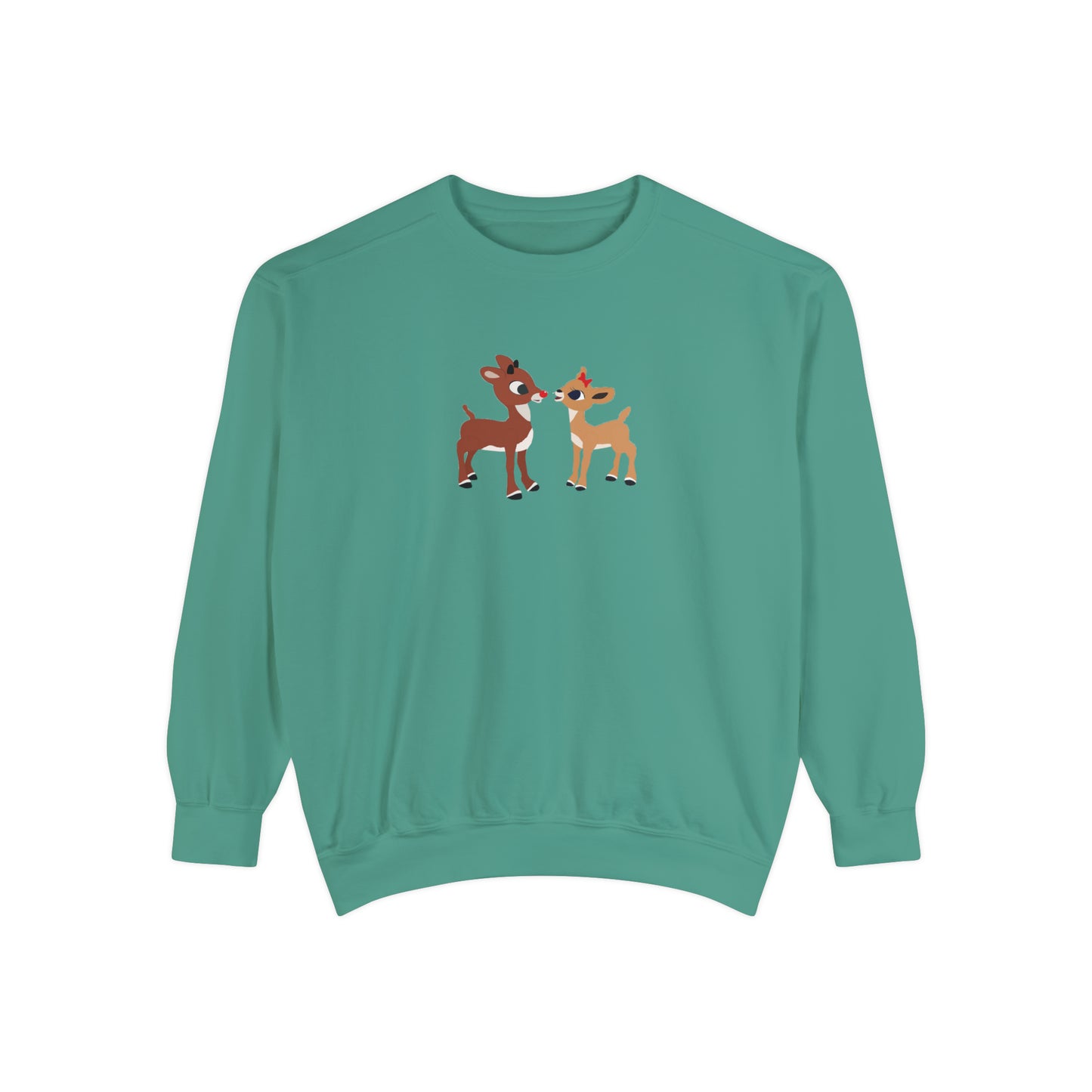 RudolphThe Red Nose Reindeer Unisex Garment-Dyed Sweatshirt