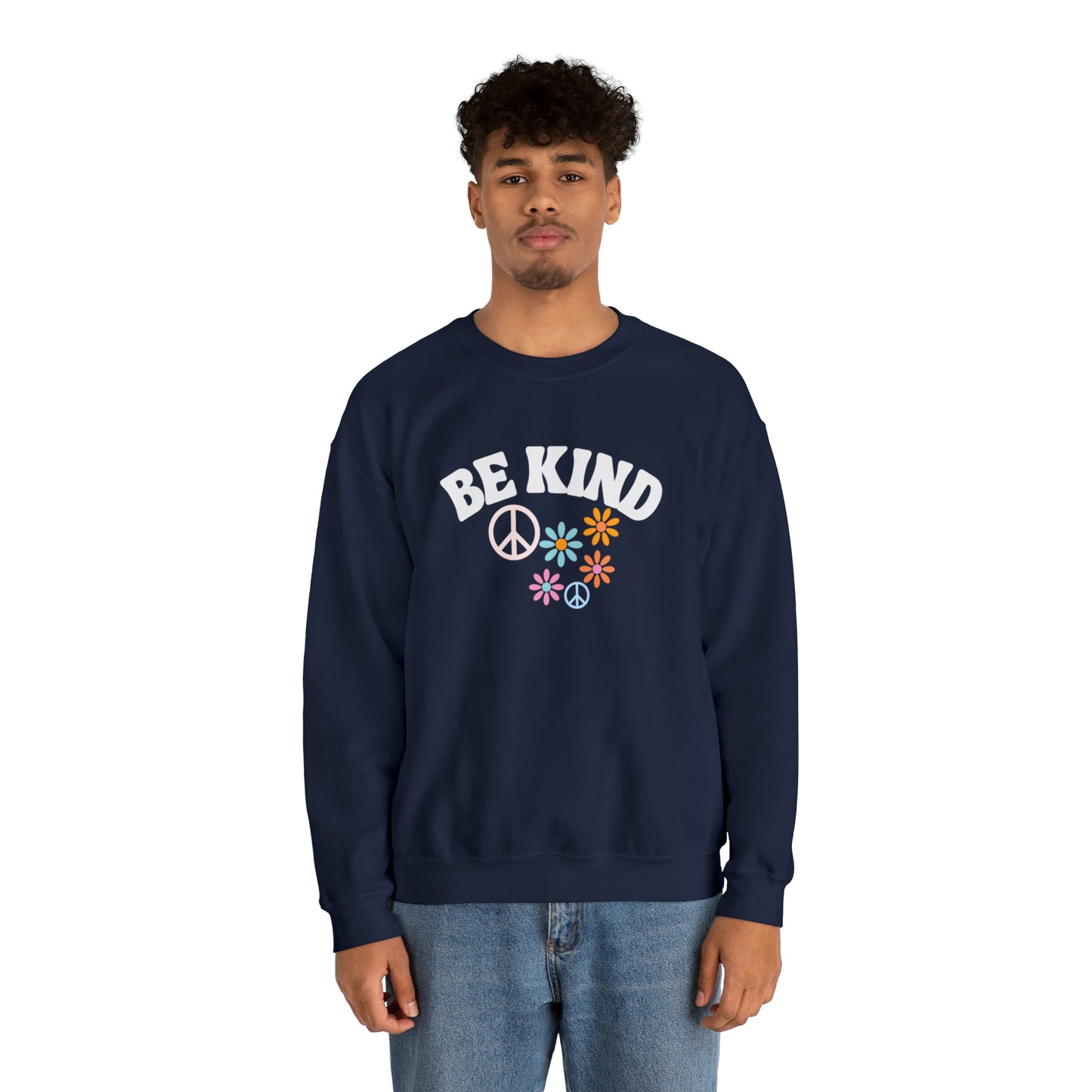 Be Kind Unisex Heavy Blend Crewneck Sweatshirt