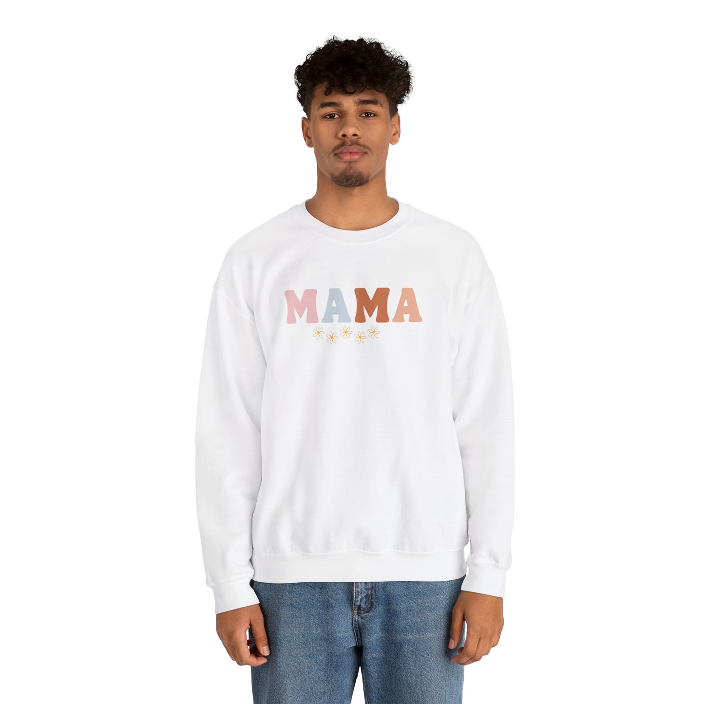 Mama Daisy Unisex Heavy Blend  Crewneck Sweatshirt