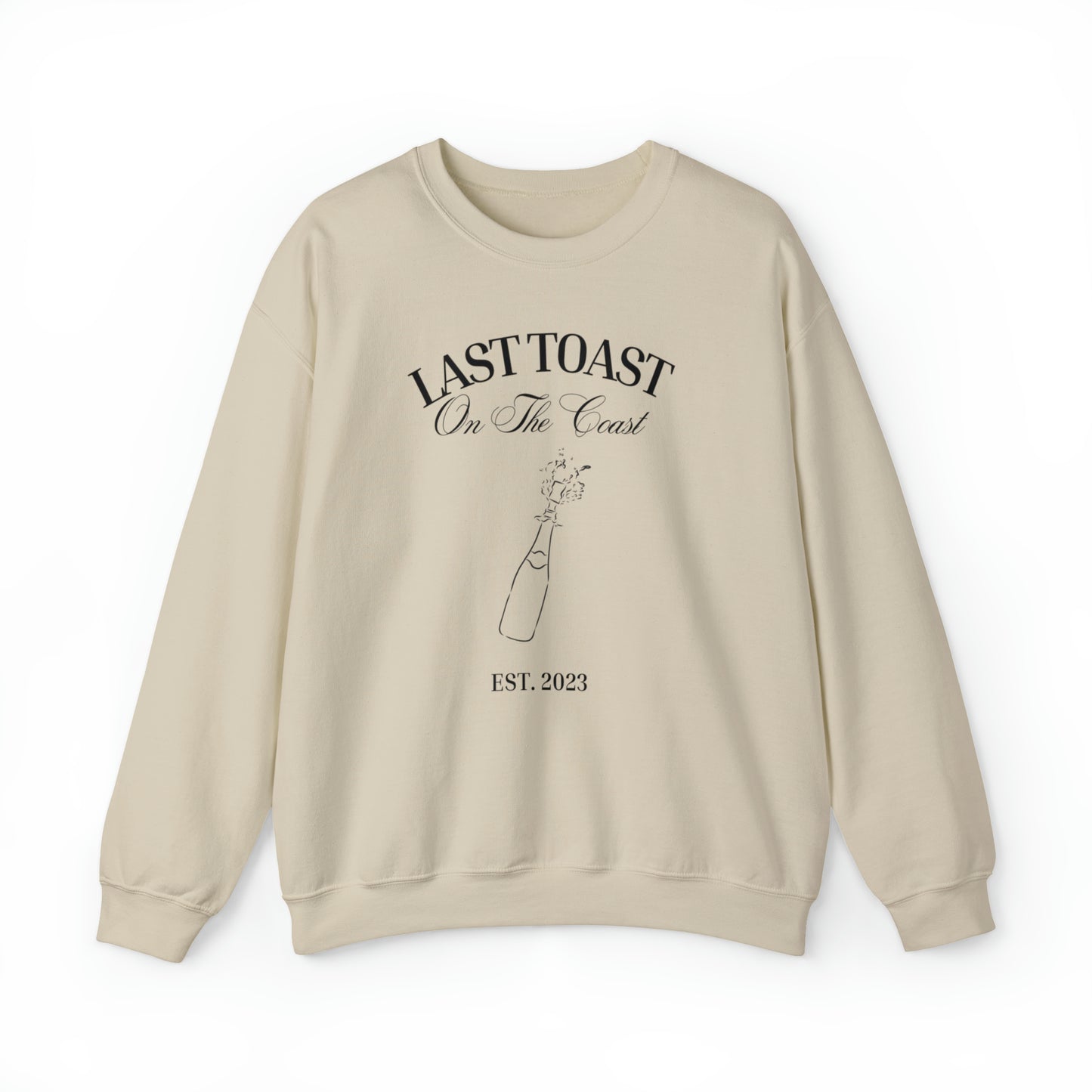 Last Toast On The Coast Unisex Heavy Blend Crewneck Sweatshirt