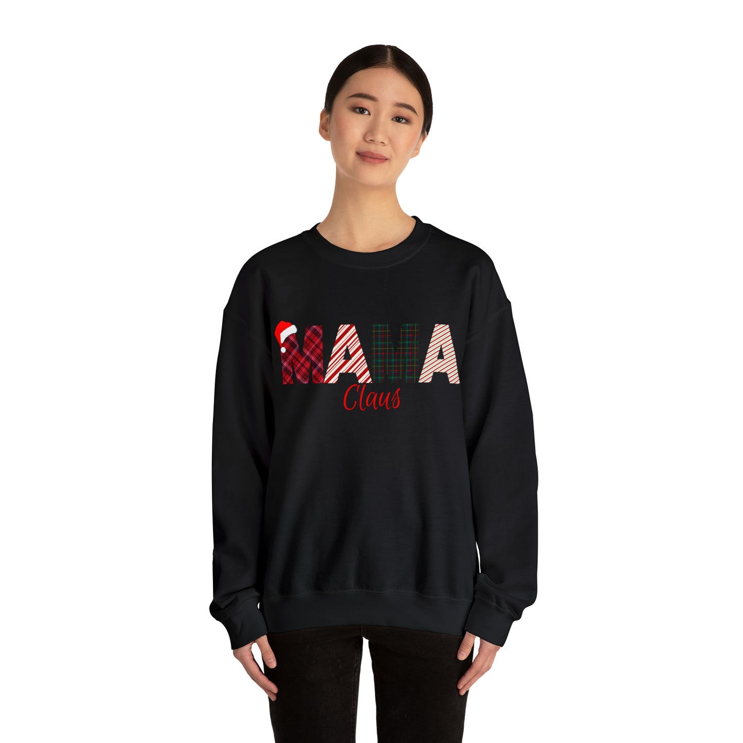Mama Claus Unisex Heavy Blend Crewneck Sweatshirt