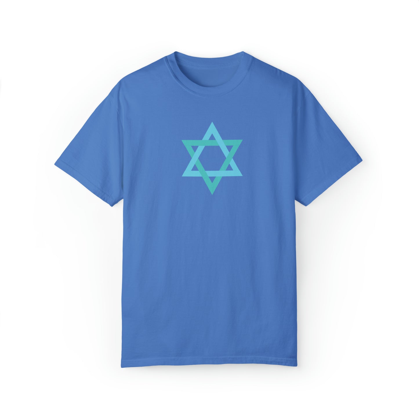 Jewish Star Unisex Garment-Dyed T-shirt
