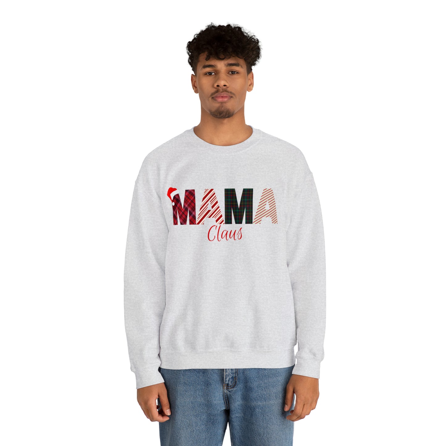 Mama Claus Unisex Heavy Blend Crewneck Sweatshirt