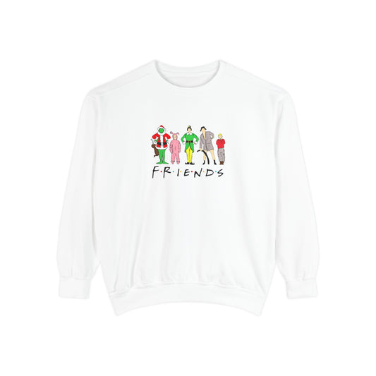Friends comfort colors Unisex Garment-Dyed Sweatshirt
