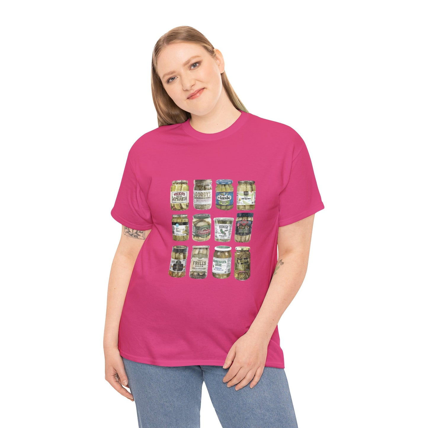 Pickle Jars Unisex Heavy  Cotton Tee