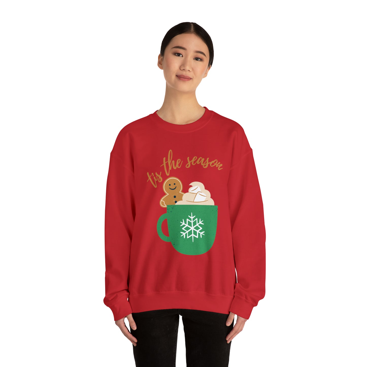 Tis The Season Latte Unisex Heavy Blend Crewneck Sweatshirt