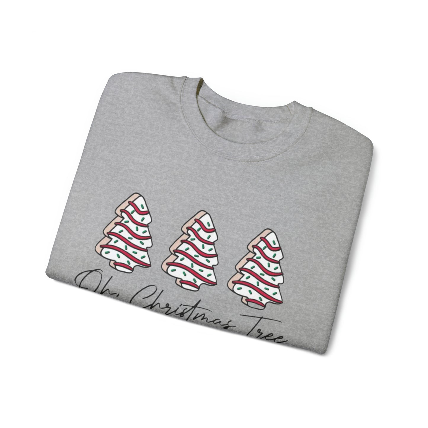 Oh Christmas Tree Unisex Heavy Blend Crewneck Sweatshirt
