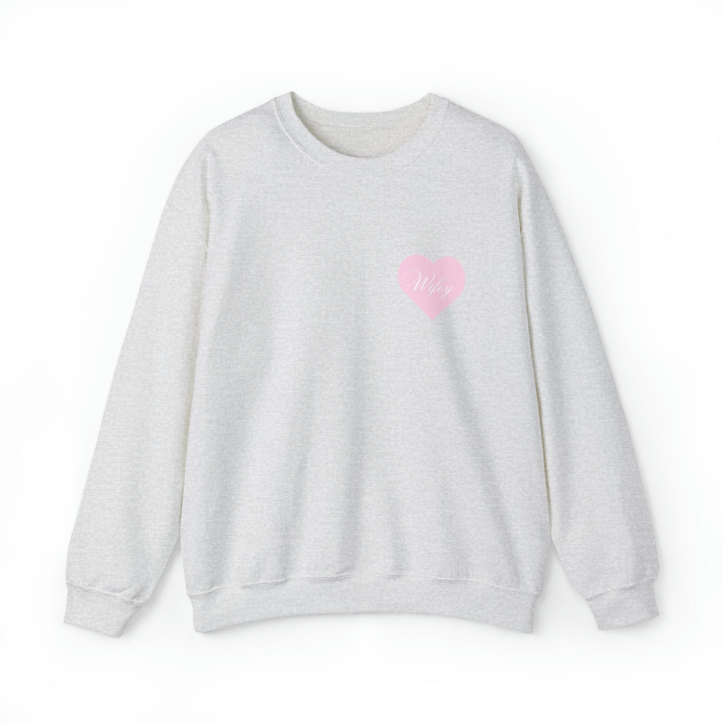 Wifey Heart Unisex Heavy Blend™ Crewneck Sweatshirt