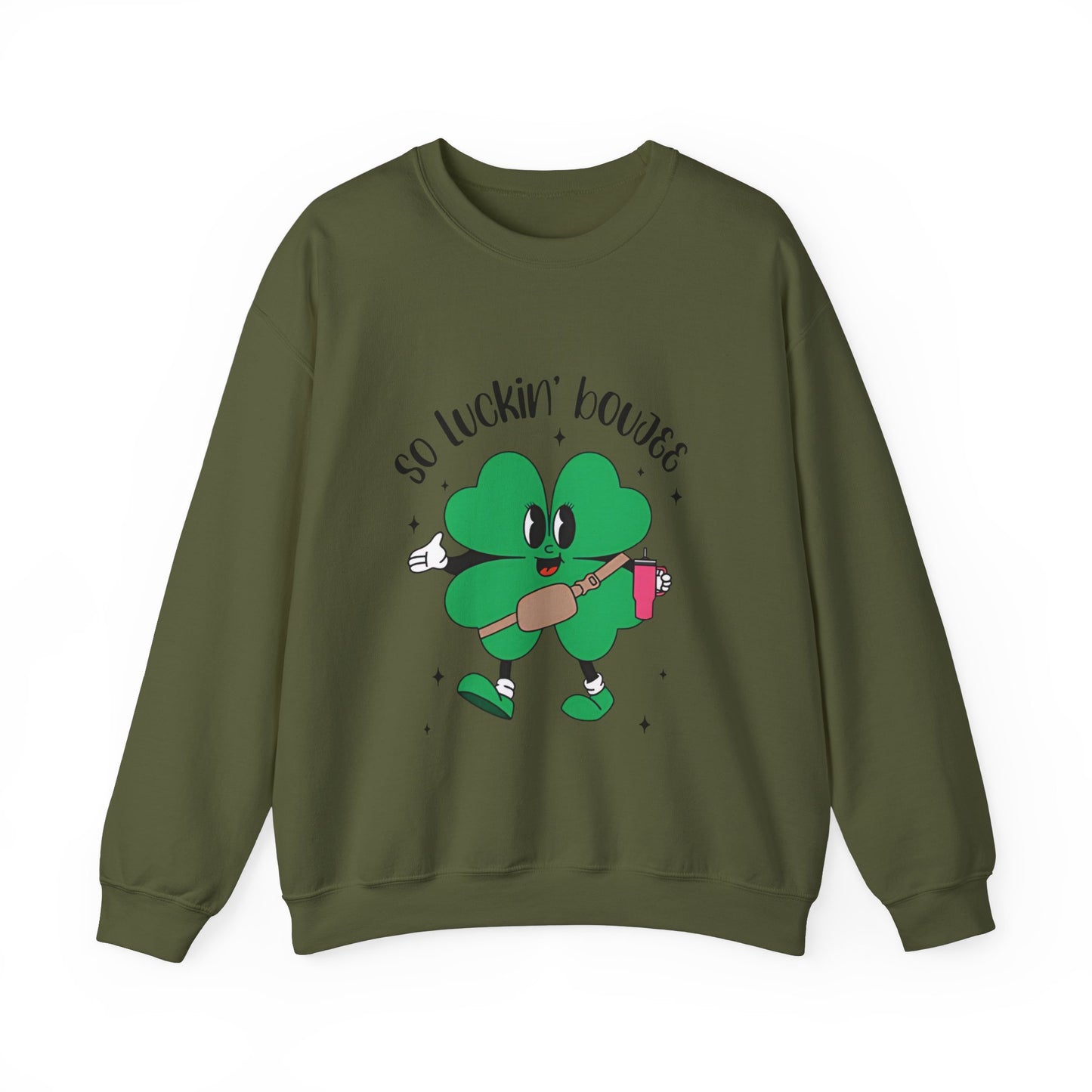 So luckin boujee  Unisex  Crewneck Sweatshirt