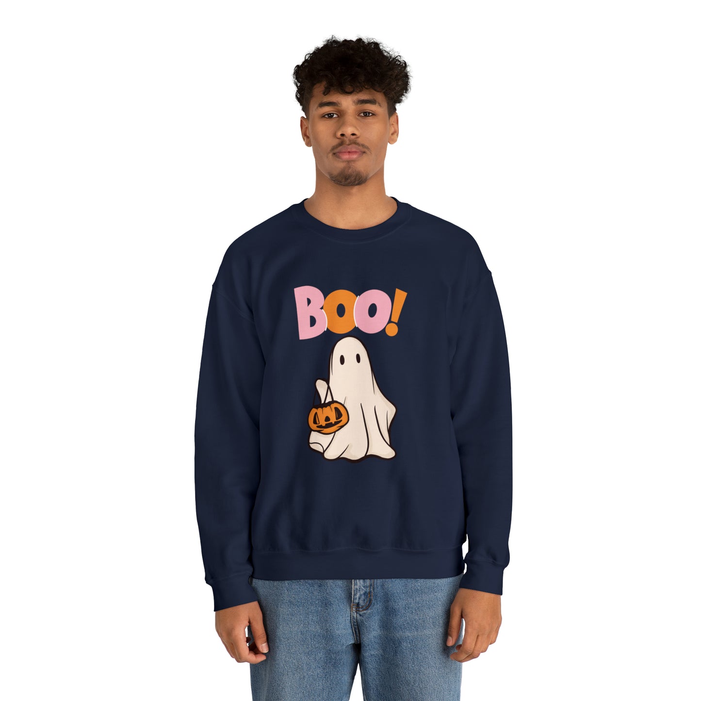 Boo Unisex Heavy Blend Crewneck Sweatshirt