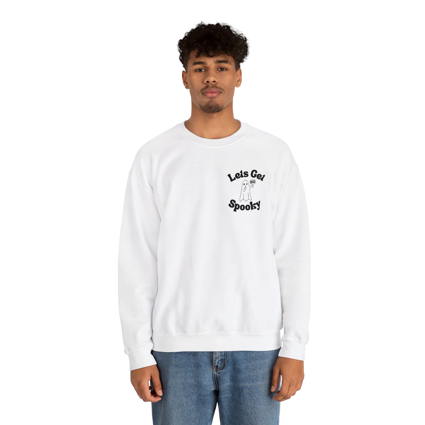 Let’s get spooky ghost Unisex Heavy Blend™ Crewneck Sweatshirt