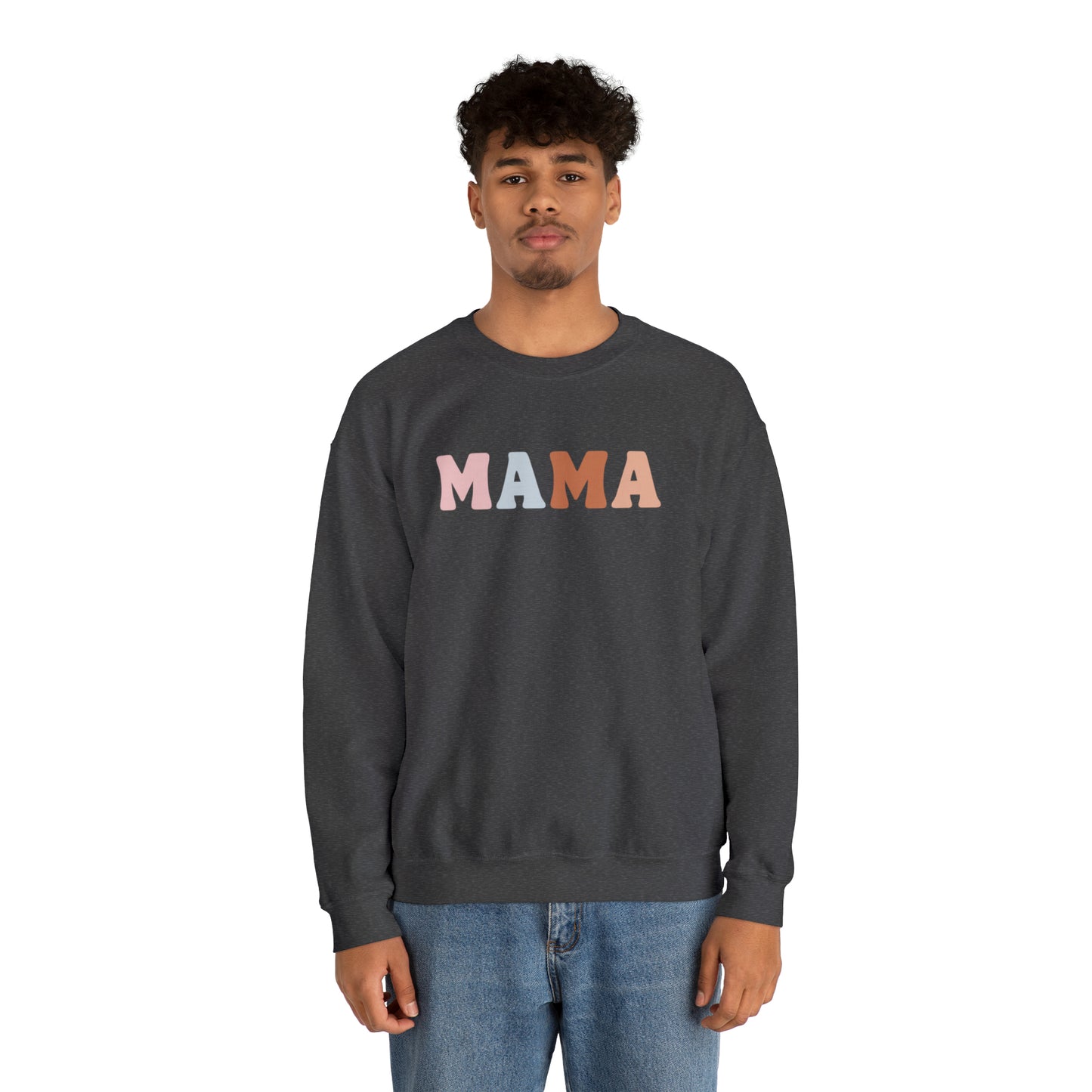 Mama Pastel Unisex Heavy Blend Crewneck Sweatshirt