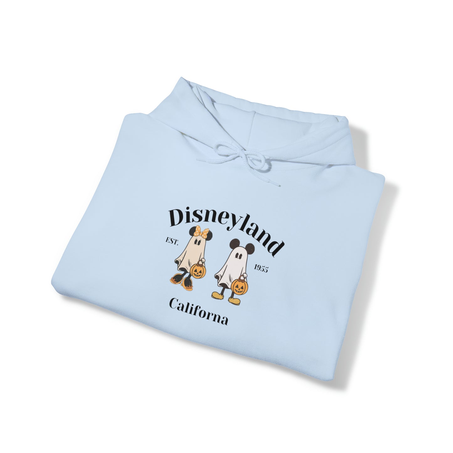 Disneyland Mickey And Minnie Ghost Unisex Heavy Blend Hooded Sweatshirt