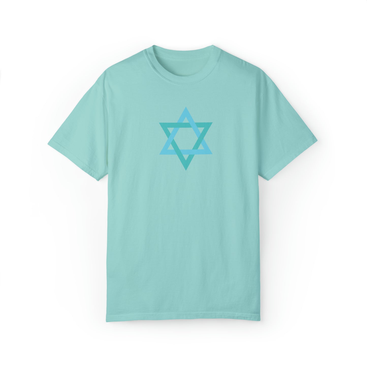 Jewish Star Unisex Garment-Dyed T-shirt