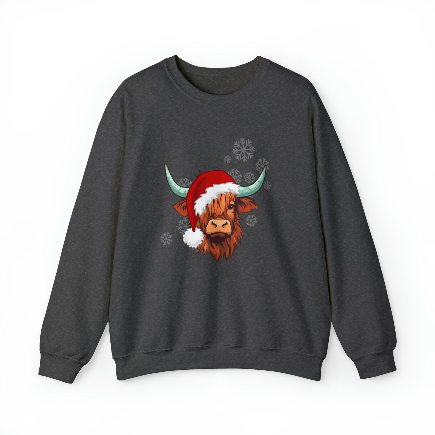 Highland Cow Santa Unisex Sweatshirt