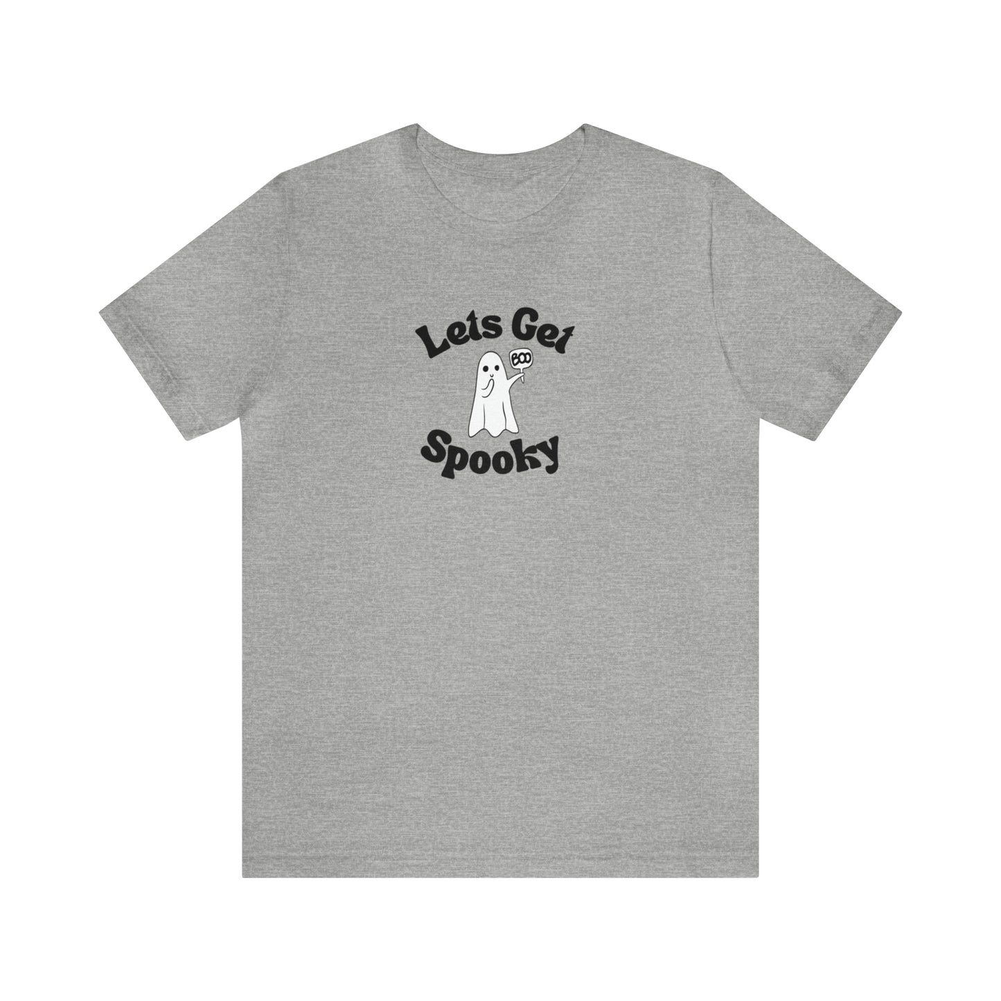 Let’s Get Spooky Ghost Unisex Jersey Short Sleeve Tee