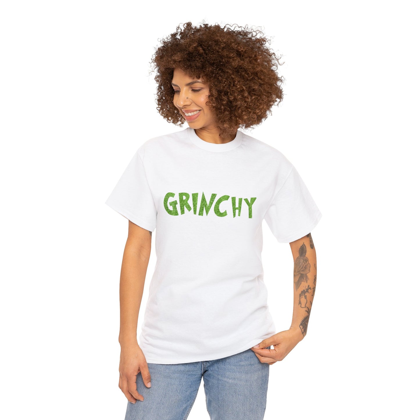 Grinchy Unisex Heavy Cotton Tee