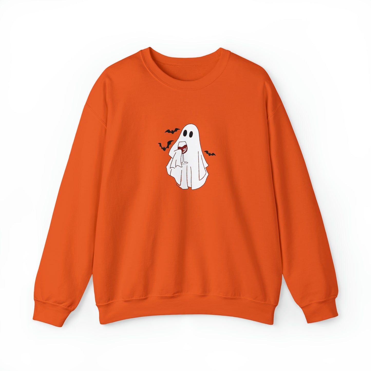 Ghost Wine Unisex Heavy Blend Crewneck Sweatshirt