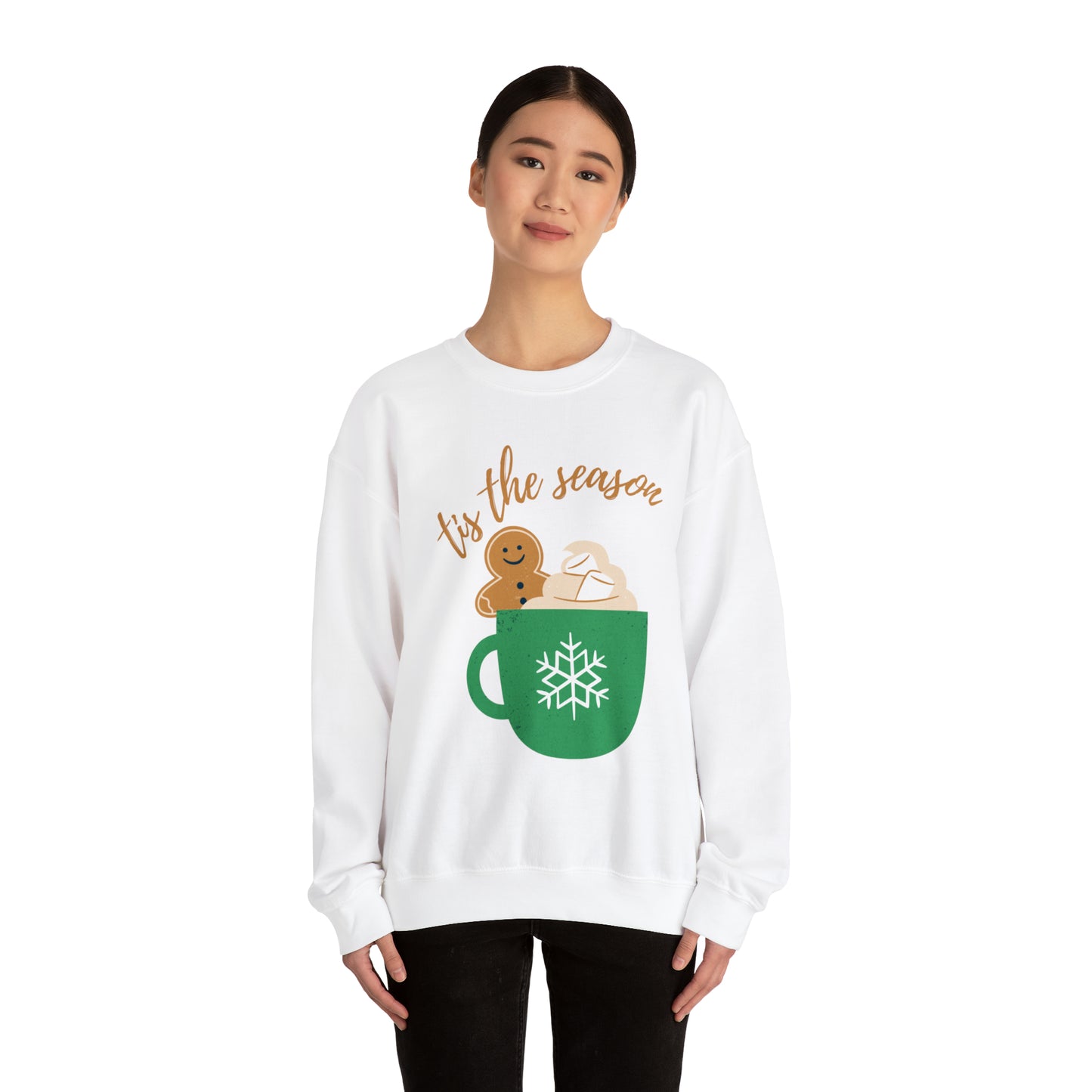 Tis The Season Latte Unisex Heavy Blend Crewneck Sweatshirt