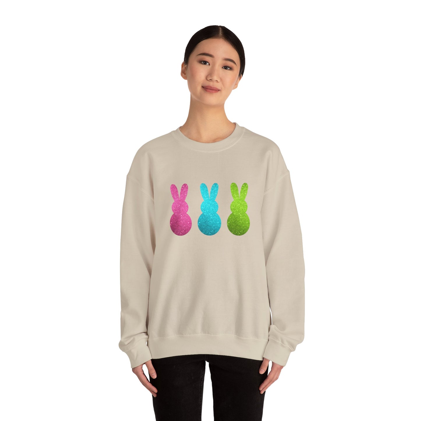 Sparkle Bunnies Unisex Crewneck Sweatshirt