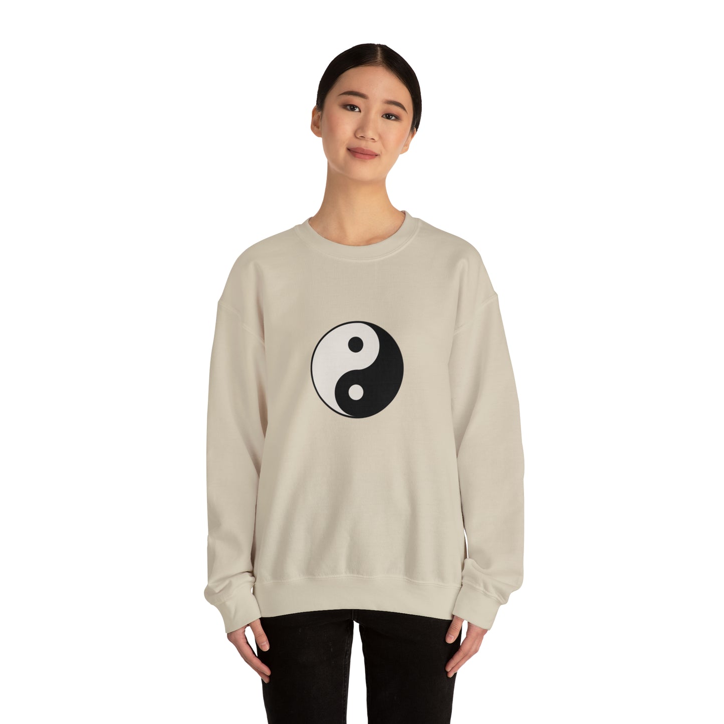 Ying Yang Unisex Heavy Blend Crewneck Sweatshirt