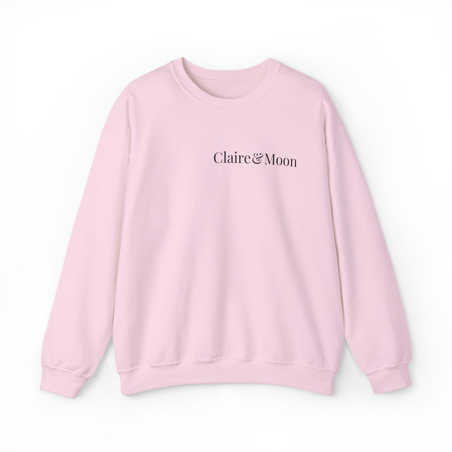 Claireandmoon Black Logo Unisex Heavy Blend™ Crewneck Sweatshirt