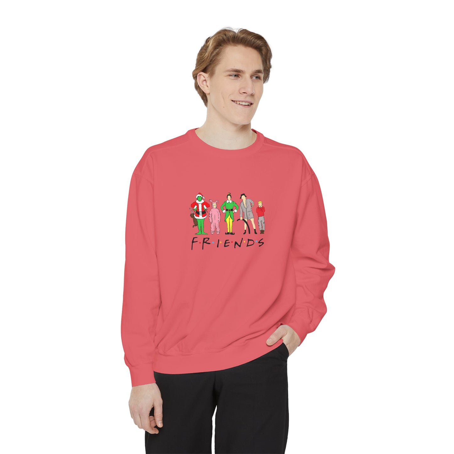 Friends comfort colors Unisex Garment-Dyed Sweatshirt