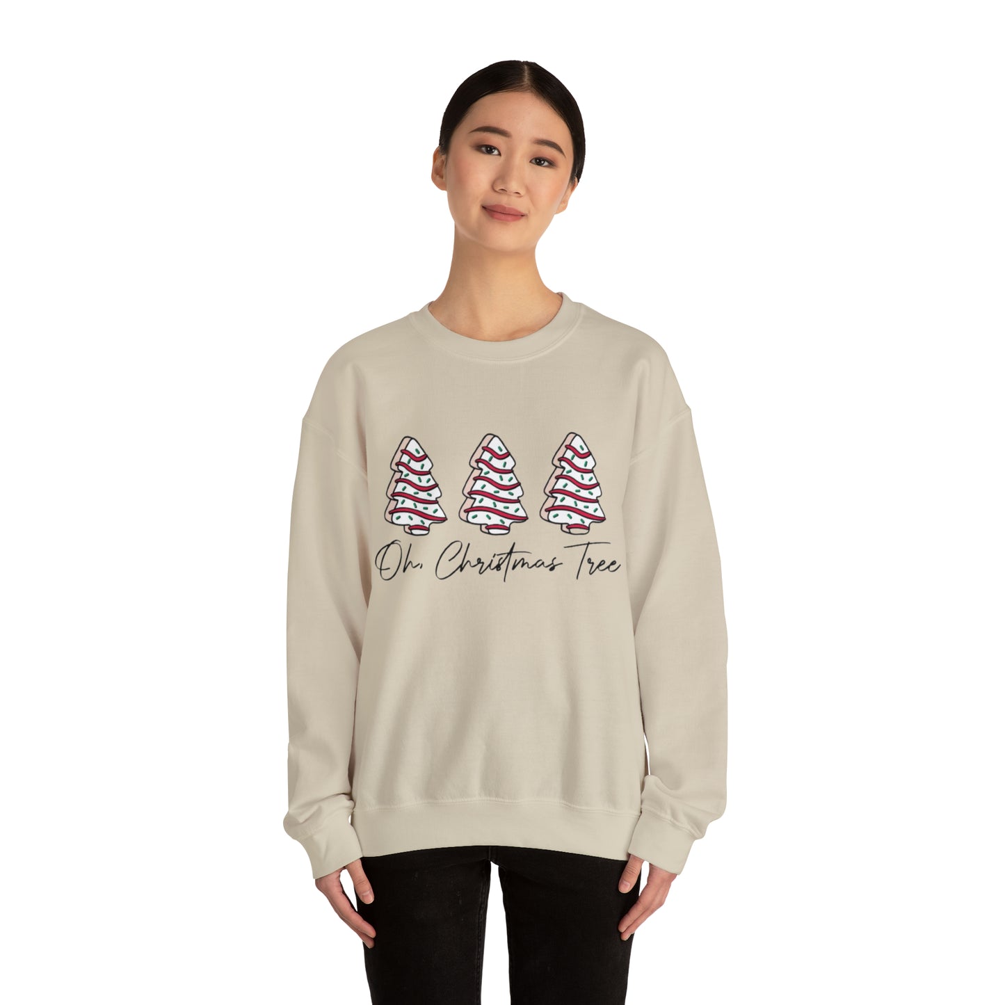 Oh Christmas Tree Unisex Heavy Blend Crewneck Sweatshirt