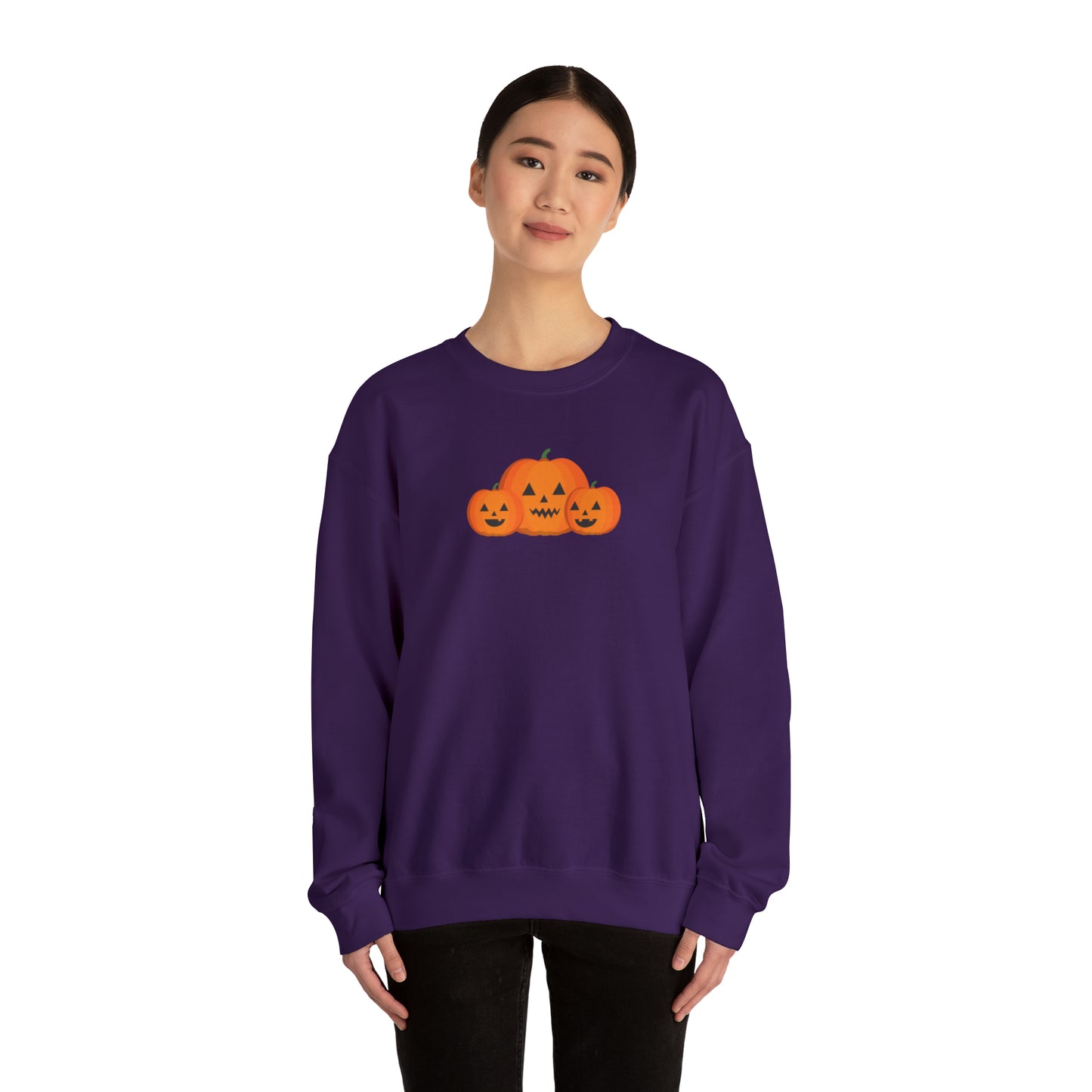 3 Little Pumpkins Unisex Heavy Blend Crewneck Sweatshirt