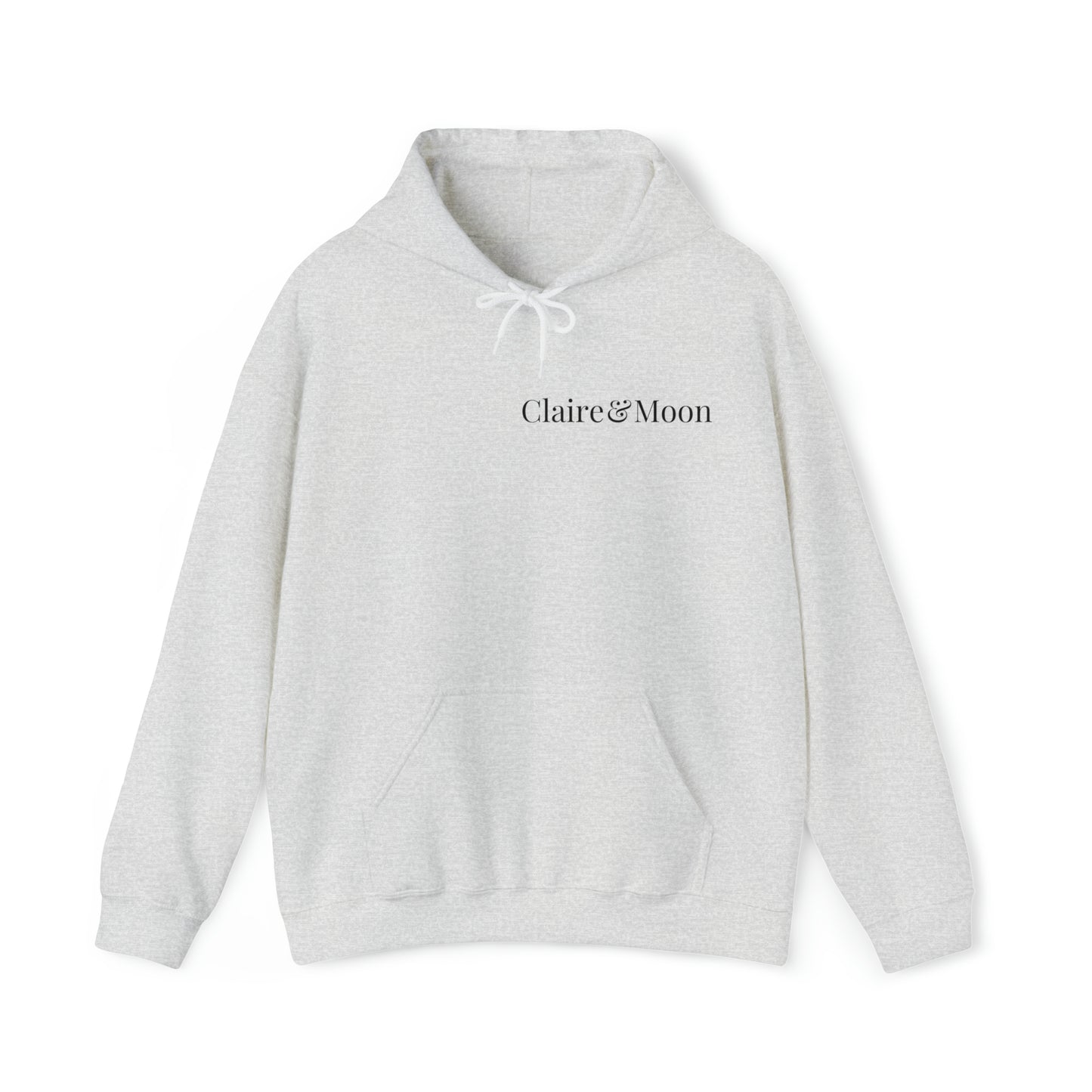 Claireandmoon Black Logo Unisex Heavy Blend™ Hooded Sweatshirt