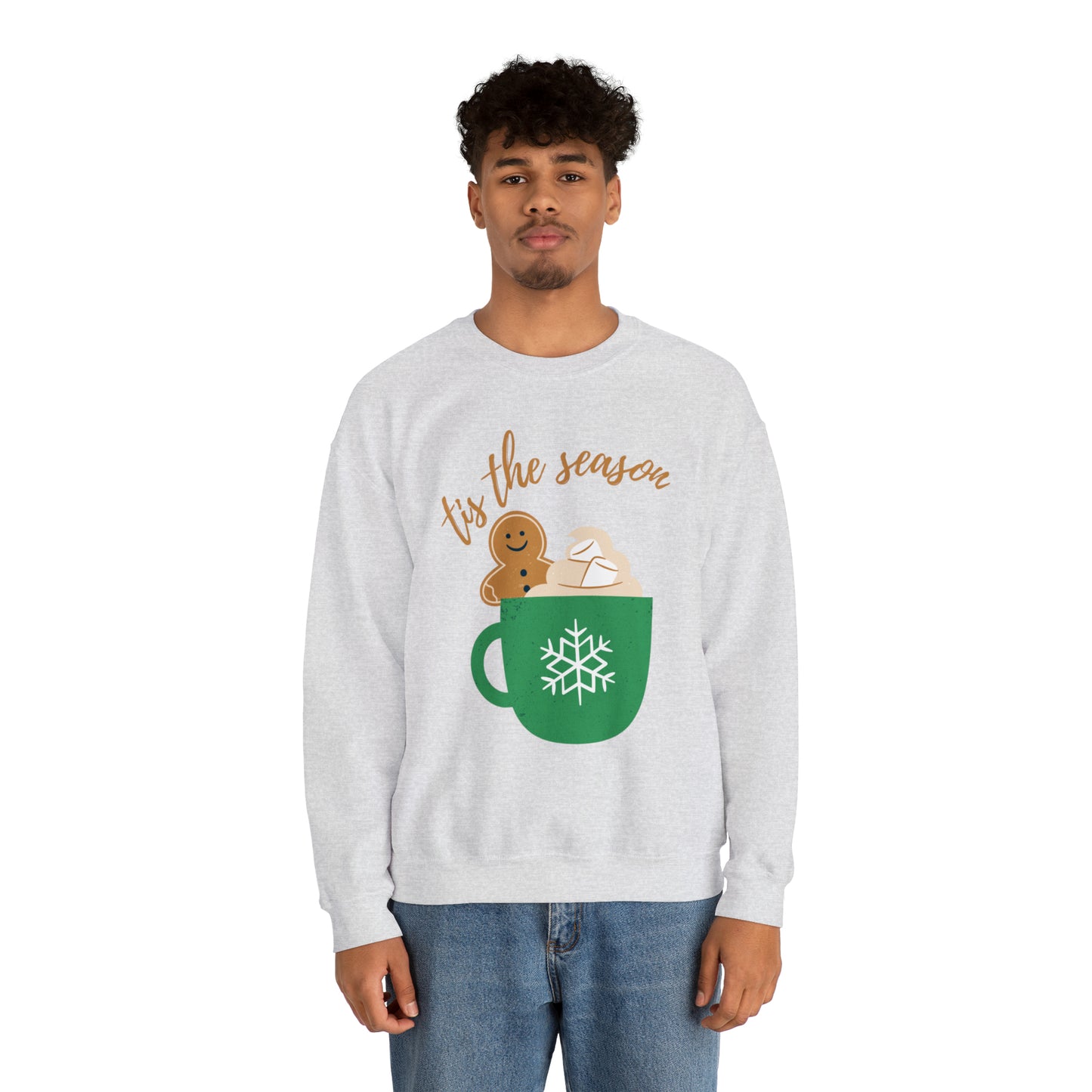 Tis The Season Latte Unisex Heavy Blend Crewneck Sweatshirt
