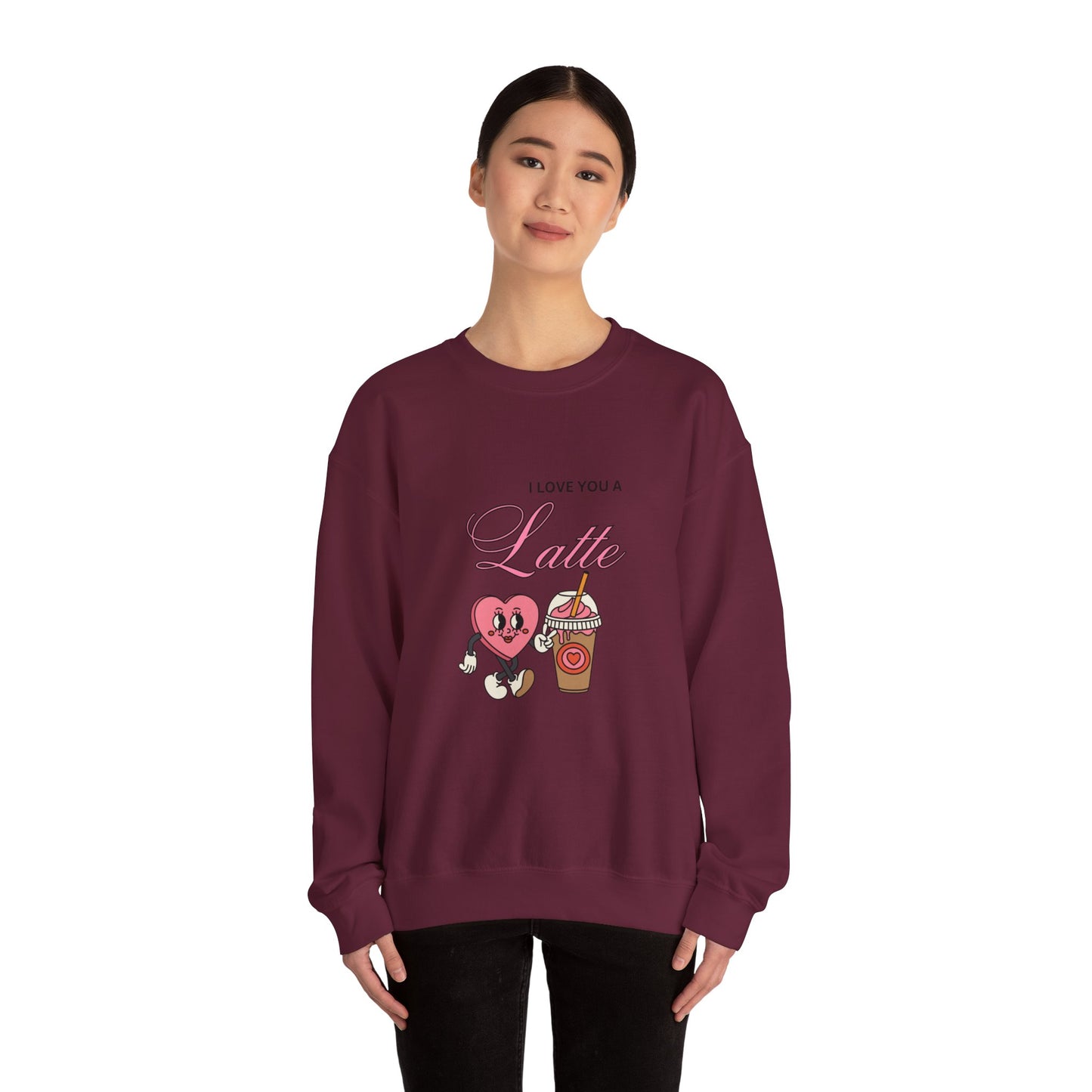 I love you a latte Crewneck Sweatshirt
