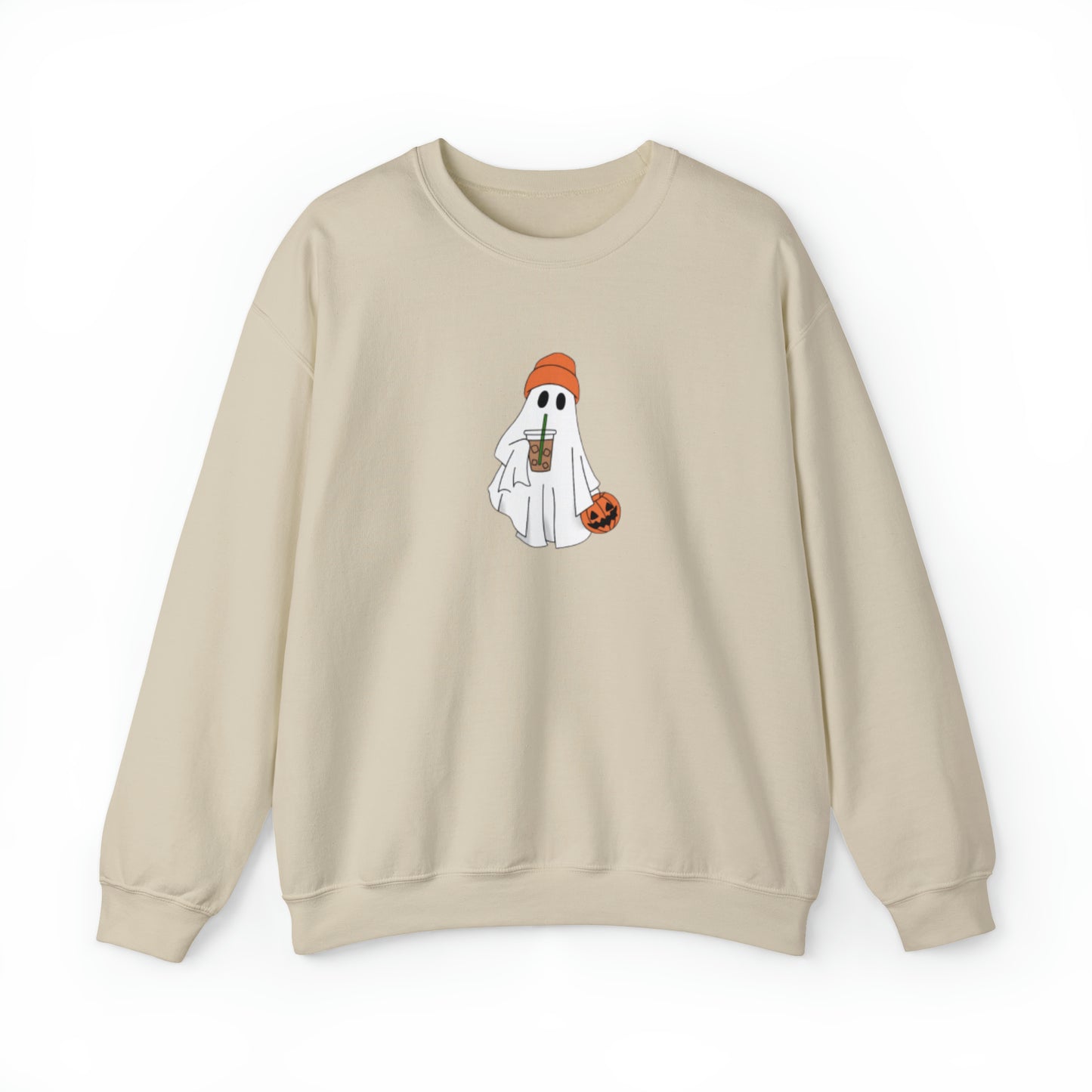 Ghost Iced Coffee Unisex Heavy Blend Crewneck Sweatshirt