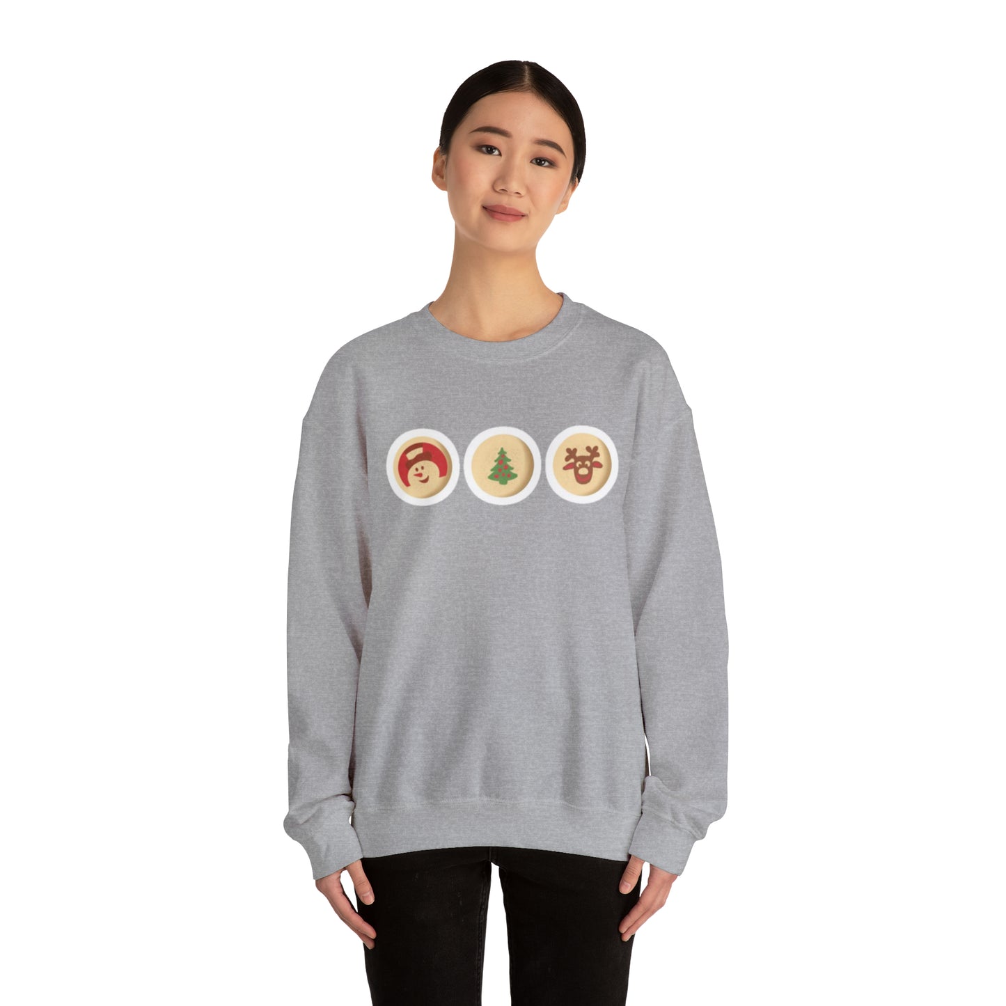 Christmas Sugar Cookie Unisex Heavy Blend Crewneck Sweatshirt
