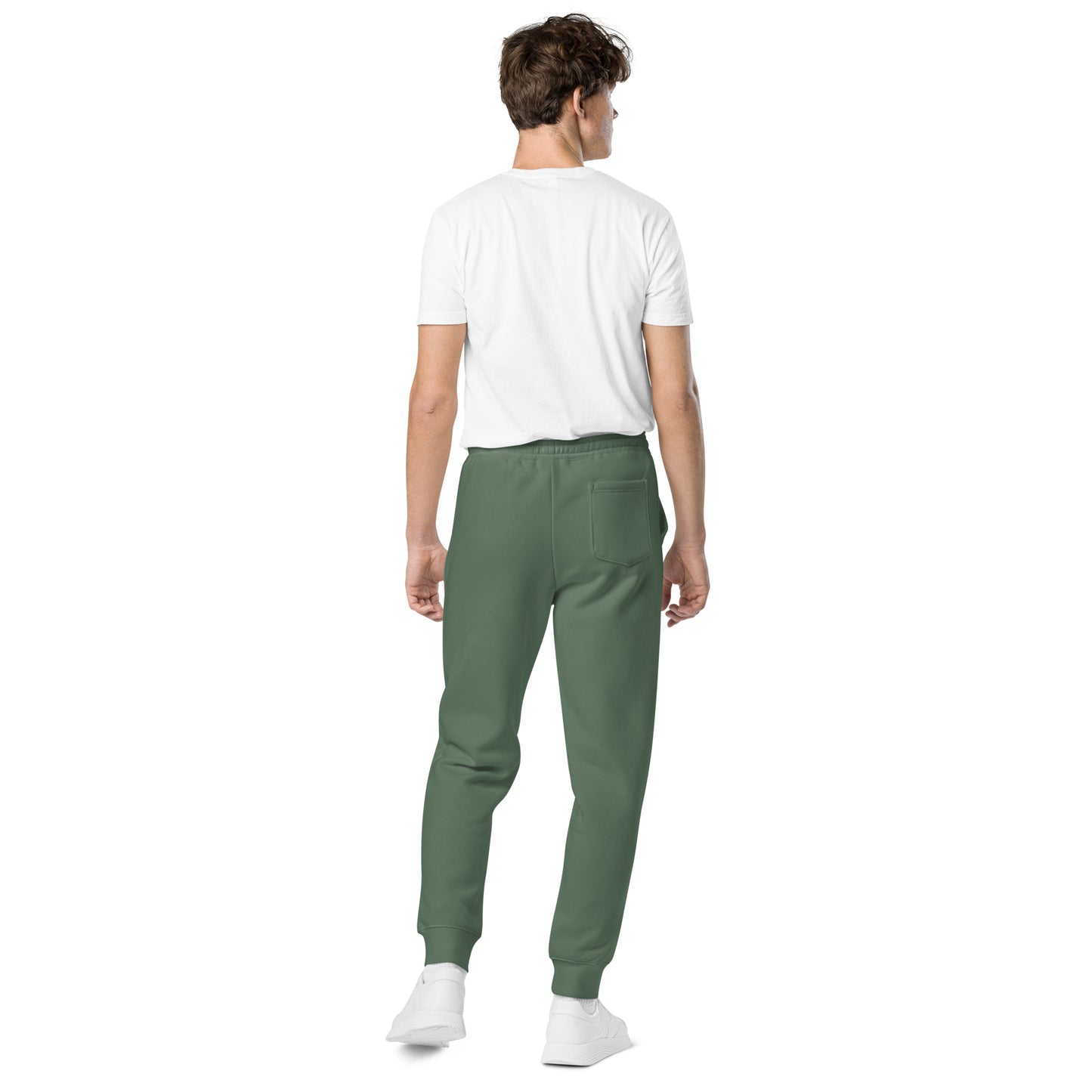 Claireandmoon Logo Unisex pigment-dyed sweatpants