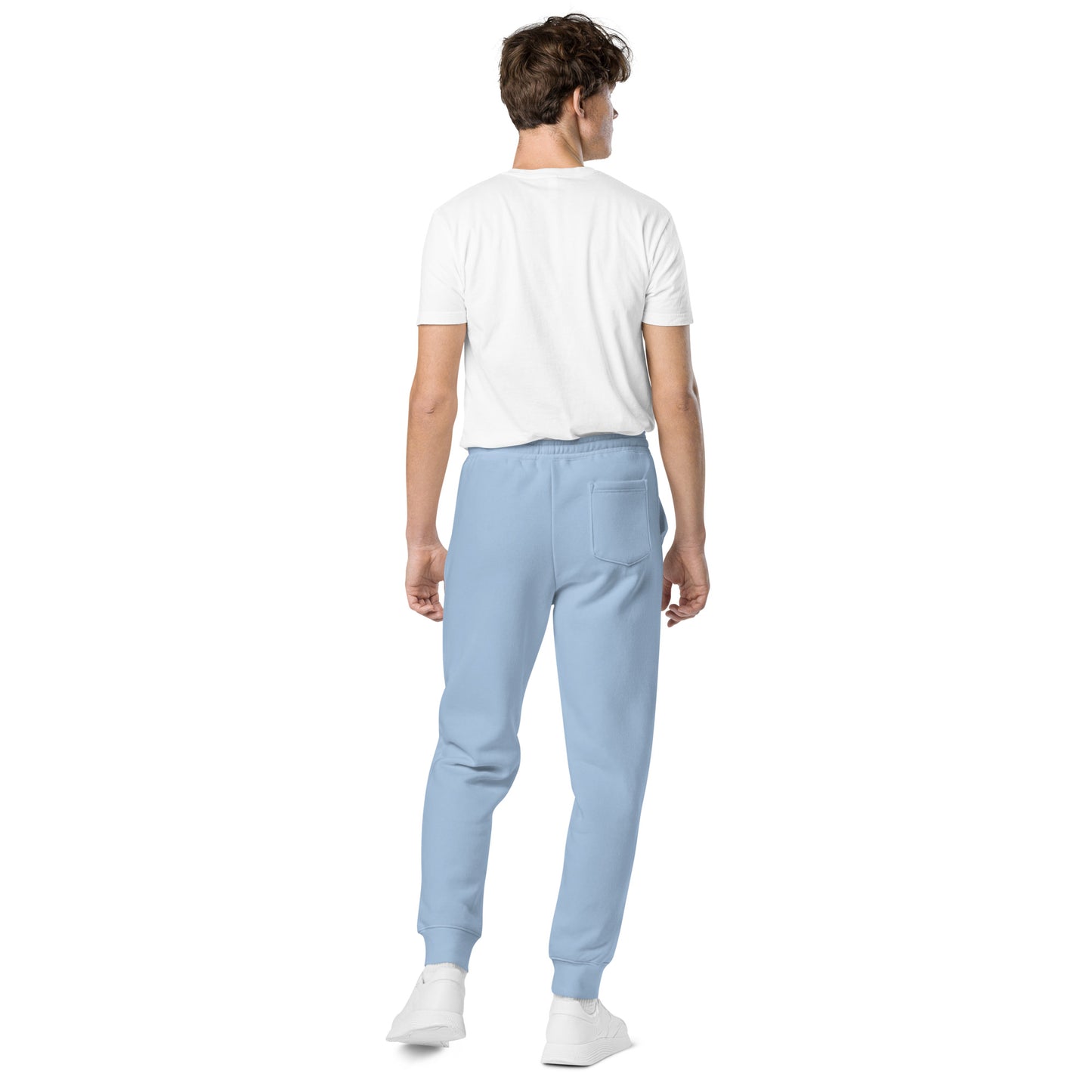 Claireandmoon Logo Unisex pigment-dyed sweatpants