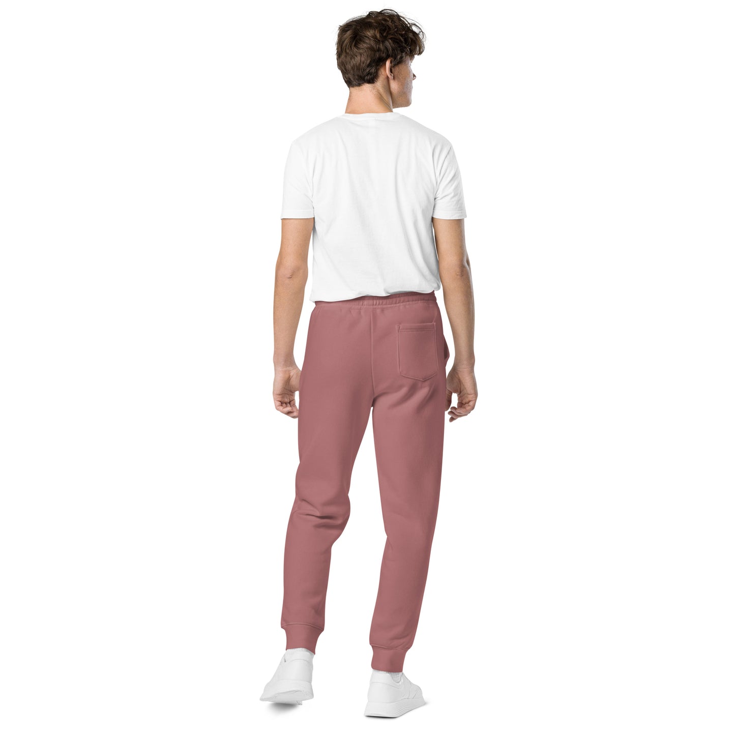 Claireandmoon Logo Unisex pigment-dyed sweatpants