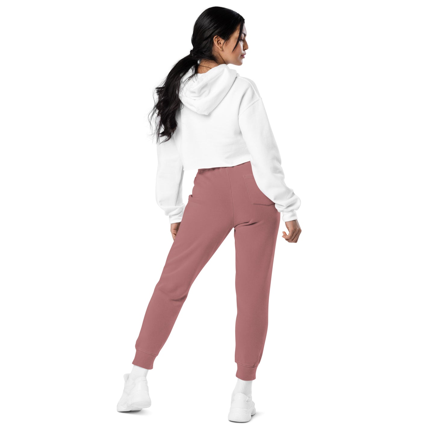 Claireandmoon Logo Unisex pigment-dyed sweatpants
