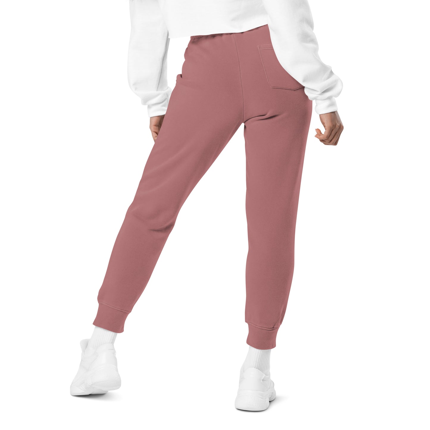 Claireandmoon Logo Unisex pigment-dyed sweatpants