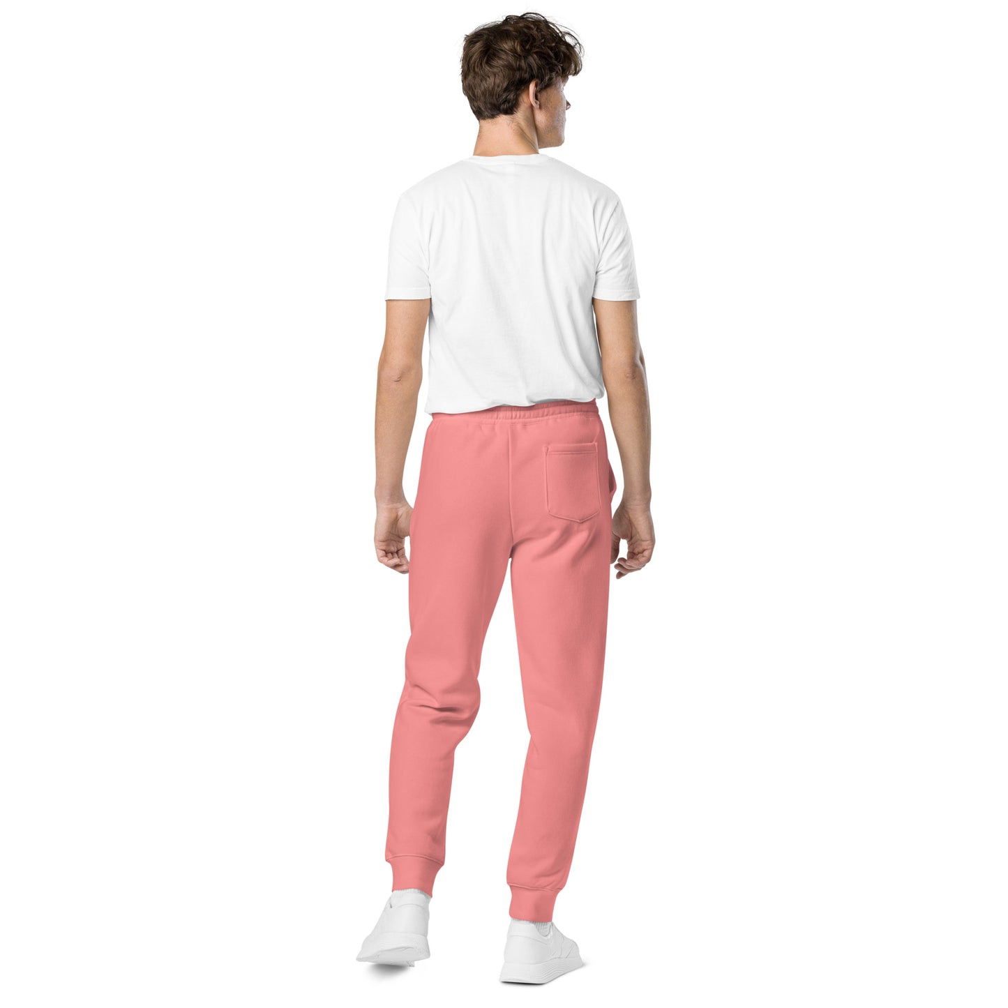 Claireandmoon Logo Unisex pigment-dyed sweatpants